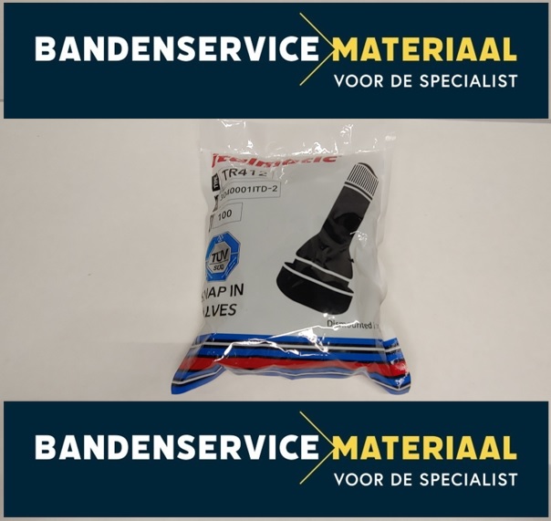 speer vervolgens ui Rubber tubeless ventiel TR 412 (100 pcs.) half gemonteerd - BANDEN SERVICE  MATERIAAL