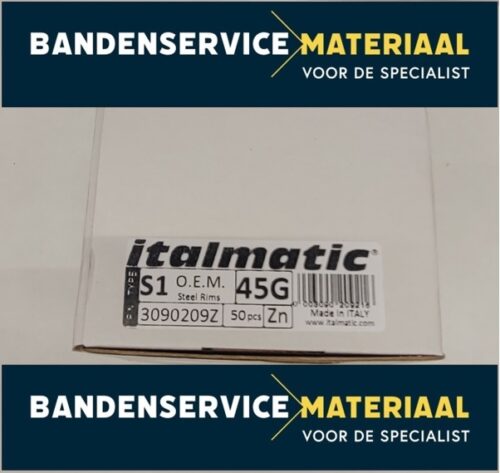 Slaggewichten-staalzink 45gr 50psc/box - Afbeelding 2