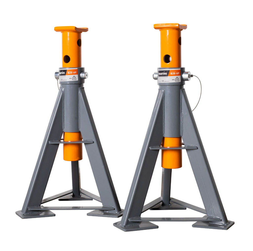 12-Tons Professionele Assteunen - Bandenservice Materiaal