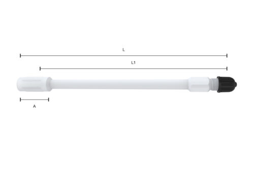 Wonder Plastic verlengventiel 150 mm slim body