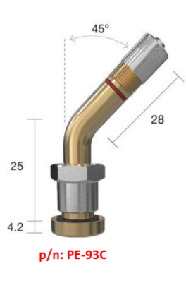 Truck Italsensor TPMS Ventiel (6stuks)